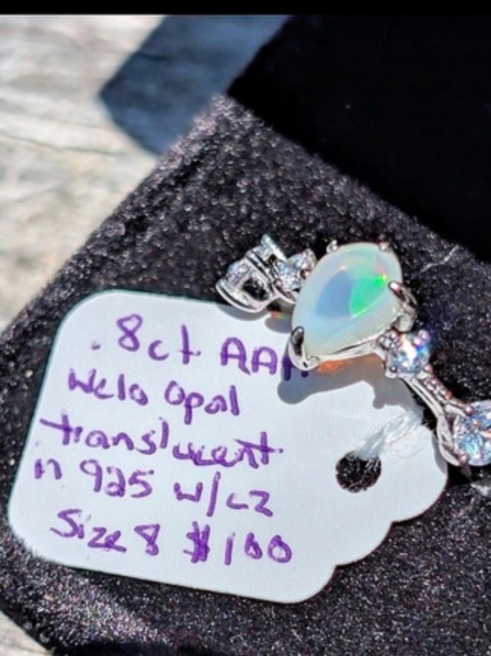 AAA Ethiopian Welo Opal In 925 Setting